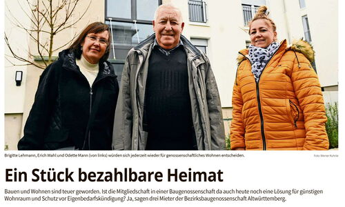 Wohnen in einer Genossenschaft