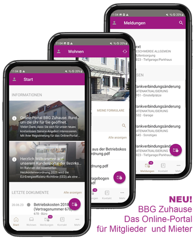 BBG Zuhause unser Online-Portal